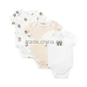 Online Shopping Customed Newborn Baby Organic Cotton Printed Romper thumbnail-3