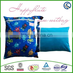 Free Sample Two Pockets Printed Patterns Cloth Diaper Wetbag for Baby Snap Handle Mummy Bag thumbnail-1