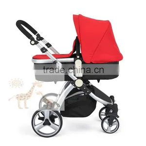 2016Baby Stroller European Standard High Quality And Comfortable 3 in 1 Fuctions Deluxe Reversing Handle Baby Stroller thumbnail-3