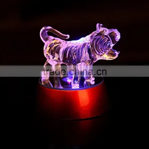 Chinese Zodiac Animal Tiger Figurines Crystal Gift Craft for Sale thumbnail-1