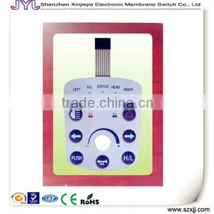 Membrane Keypad With Transparent Window and Leds thumbnail-1