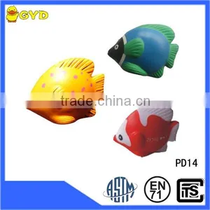 High Quality PU Various Tropical Fish Shaped Stress Balls Toy thumbnail-1