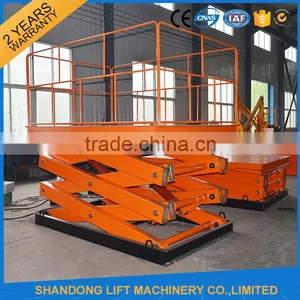 Hydraulic Fork Lifter Mini Electric Scissor Lift Platform Portable Lifter thumbnail-6