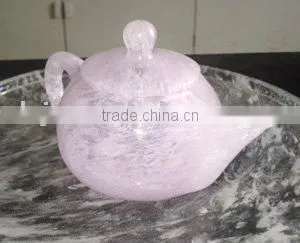 Natural Rose Crystal Tea Pot thumbnail-1