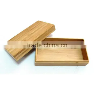 Bamboo Multiple Glasses Multipurpose Storage Box thumbnail-2