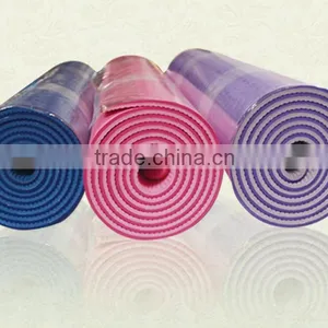 Durable Natural Rubber Yoga Mat With PU Leather Top thumbnail-1