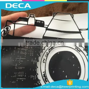Custom Clear Vinyl Sticker Die Cut Decal Sticker thumbnail-1