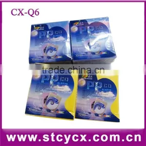 pp cd Sleeve Dvd Organizer Storage Vcd Bag Plastic CD Sleeve PP Non-woven CD Sleeve Colorful thumbnail-6
