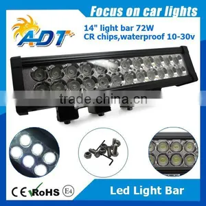 72W LED Work Driving Fog Spot Beam Light White Roof Bar Off-Road ATV UTV Lamp thumbnail-1