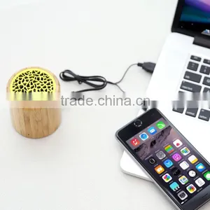 Eco-friendly Bamboo Bluetooth Speaker thumbnail-1