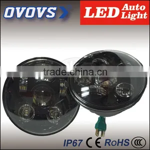 2016 New Product 5.75'' Auto Parts 45w Round Led Motorcycle Headlight for Harl-ey Davi-dson Parts ,jee-p JK JT thumbnail-2