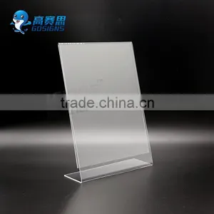 Logo Printed Promotional Acrylic Menu Holder for Bars or for Restaurant thumbnail-1