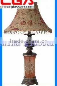 Hot Sale Modern Polyresin Base And Fabric Table Lamp for Home Decorative thumbnail-2