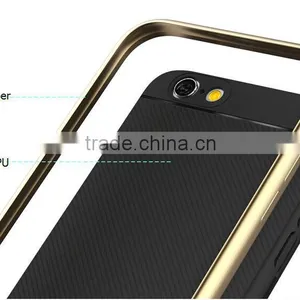Rock Kani Series Metal Bumper+TPU Back Cover for Apple Iphone 6 thumbnail-1