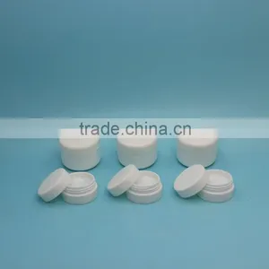 Wide Mouth 22.5ml White Plastic Jar, Small Plastic PP Jar for Cosmetic thumbnail-3