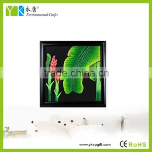 Canna Flower Wood Picture Frame Wall Hanging Decor,home Decoration Wooden thumbnail-6