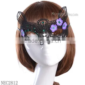 Sexy Dance Black Party Lace Mask thumbnail-5