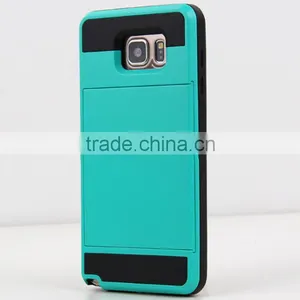 Dual Layer Armor Fundas Case Luxury Soft Hybrid Slim Back Cases for Iphone 4 4s 5 5s 5c 6 6s Plus Case Cover Slide Card Cover thumbnail-2