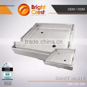 Hotel Used Stainless Steel Bathroom Smart Floor Waste thumbnail-1
