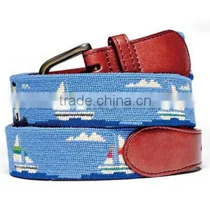Export America Golf Hot Sell Needlepoint Belt thumbnail-1
