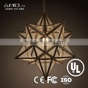 Antique Ancient Style Lamp Resin Glass Material Lighting Pendant Light thumbnail-2
