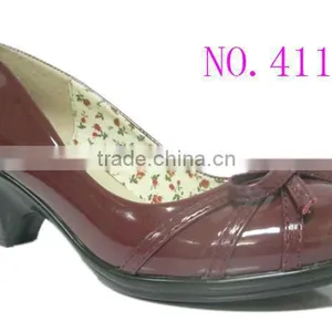 Noble Lady Dress Low Heel Shoes Summer Shoes With Bowknot thumbnail-1