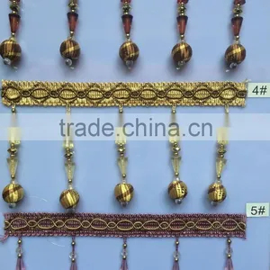 [YZLACE] Tassels Lace Curtains Wholesale 10094 thumbnail-2
