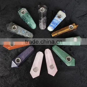 Natural All Kinds of Crystal Quartz Points Smoking Pipes thumbnail-2