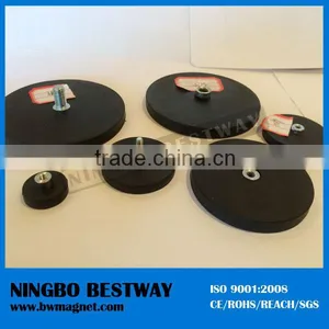 Industrial Used Flexible Rubber Coated Magnets Pot thumbnail-1