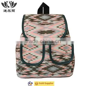 Chinese Hot Selling Unisex Boys Girls Canvas College Backpack thumbnail-1