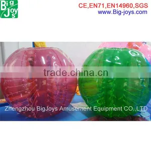 New Popular Sport Bumper Ball Rental, Inflatable Belly Bumper Ball Price, Plastic Human Sized Hamster Ball Zorbing for Sale thumbnail-3