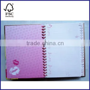 B5 Double Wire Hardcover Index Notebook With Card Set thumbnail-3