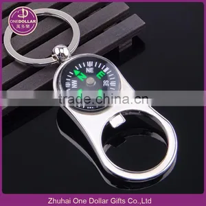 2015 New Products Keychain Beer Opener With Compass Design thumbnail-2