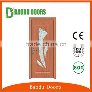 Decorative Finished Surface Finishing and MDF Door Material Wooden Interior Door Romania thumbnail-2