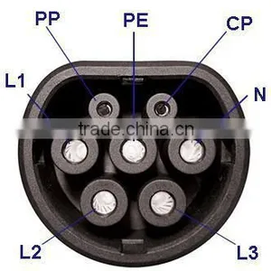 16 A Charging Socket Cord Holder / us Standard Plug Sae J1772 Electric Car Charging Socket thumbnail-3