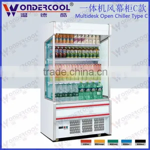 1.2Meter Hot Sale Supermarket Beverage Soft Drink Display Refrigerator thumbnail-1