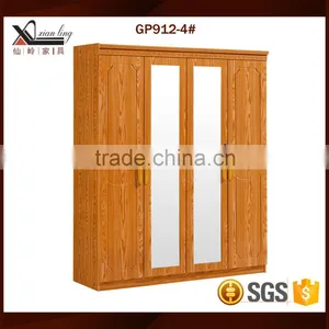 Hand Carved Wood Wardrobe Closet Cabinet With Storage thumbnail-3