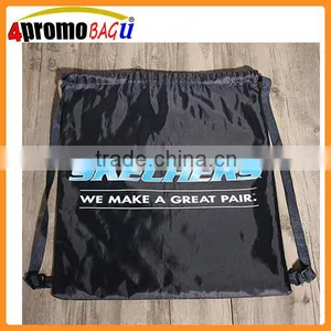210D Polyester Small Promotional Drawstring Backpack thumbnail-4