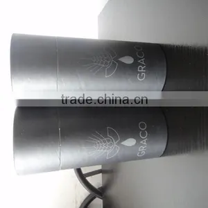 Wholesale Fashion Black Paper Tube With Lid thumbnail-2