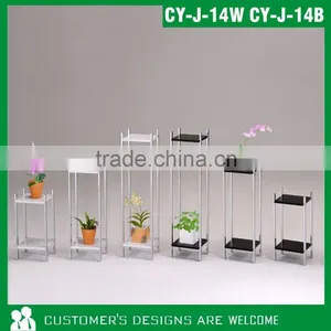 Metal Flower Shelf, Antique Flower Shelf, Indoor Flower Shelf thumbnail-1