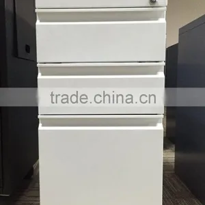 HOT SELLING THREE DRAWER FIXED STEEL CABINET thumbnail-1