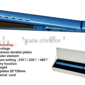 Qianyi Ceramic 2in1 Professional Flat Iron Hair Straightener thumbnail-1