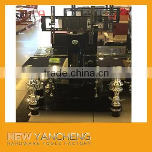 High Quality MDF Tempered Glass tv Stand thumbnail-1