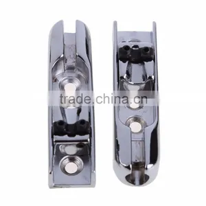 High Quality New 5 String Chrome Individual Bass Guitar Bridges w/ Screws thumbnail-3