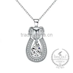 925 Sterling Silver Water Drop Zircon Creative Pendant Necklace Fashion Women Necklace Supplies 6360450 thumbnail-1