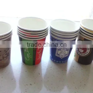 Food Grade Different Gsm 8oz Single Wall Paper Cup With Customer Logo Printed thumbnail-2