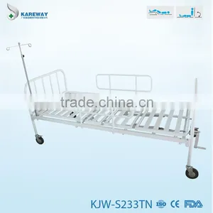 2 Function Adjustable Manual Hospital Double Bed Manufacturer thumbnail-2