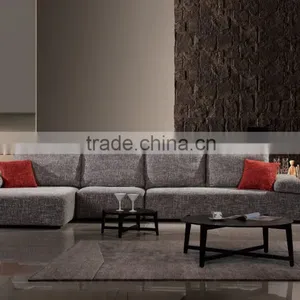 High Quality Living Room L Shape Fabric Sofa Sets With All Kinds of Color to Choose thumbnail-2