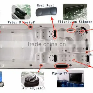 Luxury Balboa System 6 Meter Above Swim Spa Pool Hot Sale Swim Spa for Hotel & Spa Center thumbnail-2