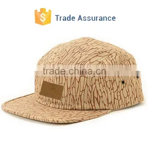 Custom 5 Panel Hats Caps With Print Pattern 5 Panel Hat With Plastic Buckle thumbnail-1